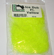 Ice dub Hareline fl yellow